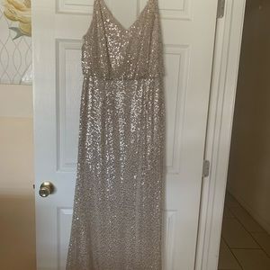 Champagne Sequin Gown